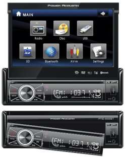 Power Acoustik PTID 8920 Car DVD Player   7 Touchscreen LCD Display 