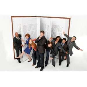 Castle Cast Promo Poster Book Characters 