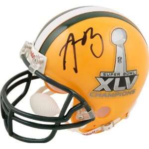 Aaron Rodgers Autographed Mini Helmet  Details: Green Bay Packers 