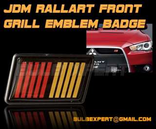 MITSUBISHI UNIVERSAL JDM RALLIART FRONT GRILL EMBLEM BADGE FOR ALL 