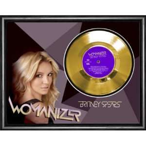  Britney Spears Womanizer Framed Gold Record A3 Musical 