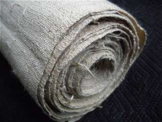 Vintage Chinese Miao Hand Woven Homespun Hemp Fabric Roll 5.3m/5.8 