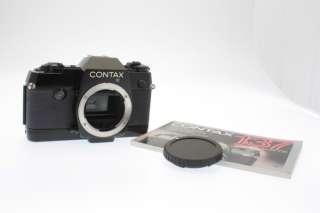 Contax 137 MA Quartz 35mm SLR Black Body with Manual  