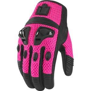  Icon Justice Mesh Womens Gloves Pink: Automotive