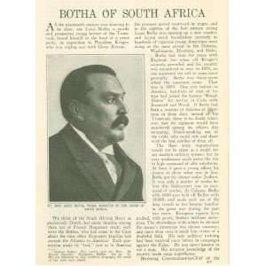  1916 Louis Botha Prime Minister Union of South Africa 