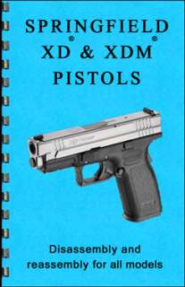 Springfield XD & XDM Pistol Gun Guide Book Manual NEW  
