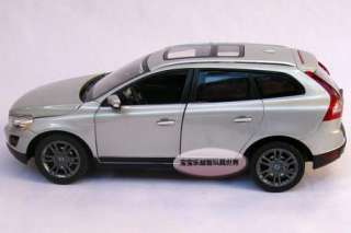 New Volvo XC60 124 Alloy Diecast Model Car With Luxurious Box Silver 