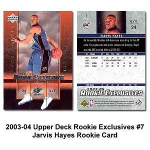 Upper Deck Rookie Exclusive Washington Wizards Jarvis Hayes Rookie 