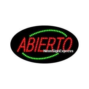  Animated Abierto LED Sign 
