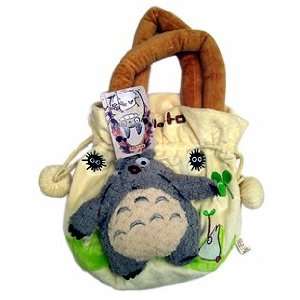  Totoro : Totoro Plush Handbag (Ivory): Toys & Games