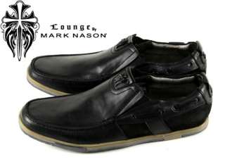 LOUNGE by Mark Nason Mens FREQUENT black loafer shoes  