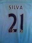 David Silva signed Manchester City 2011 2012 shirt UACC