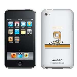  Drew Brees Signed Jersey on iPod Touch 4G XGear Shell Case 