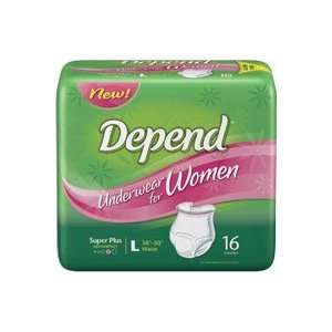  Depend Underwear For Women Super Abs Lrg 44 54 Health 