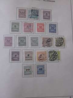 GERMANY REICH used collection 1875 1923 high value  