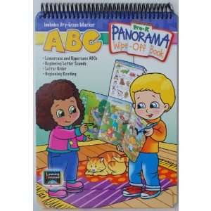  Pre K Panorama Wipe Off Book   ABC Toys & Games