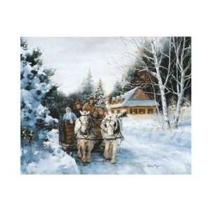  Winter Fun by Lise Auger 16x12