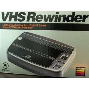  VHS Rewinder Fast Forward & Counter Fully UL Listed 