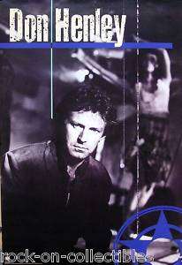 EAGLES DON HENLEY 1985 PERFECT BEAST PROMO POSTER  