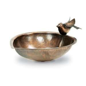 Achla Designs Heart Shaped Bird Bath, Compatible w/ the Achla Twist 