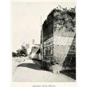  1907 Print Cordova Andalusia Spain Ancient Arab Walls Street 