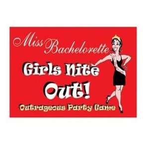  Little Genie Productions Miss Bachelorette Girls Night Out Game 