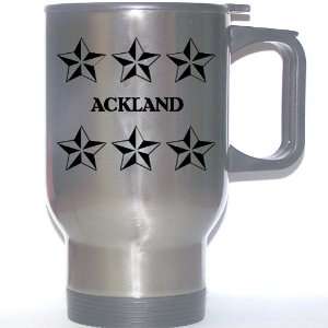  Personal Name Gift   ACKLAND Stainless Steel Mug (black 