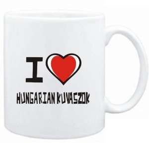  Mug White I love Hungarian Kuvaszok  Dogs: Sports 