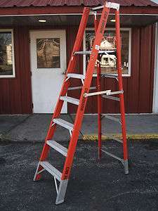   Type 1A 6 Fiberglass Platform Step Ladder   (300lb Capacity)  