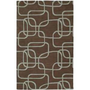  Kaleen   Astronomy   Nebula Area Rug   8 x 11   Brown 