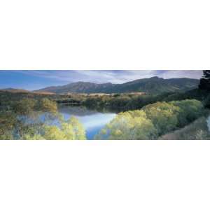  Reflection of Mountains in Water, Lake Hayes, South Island 