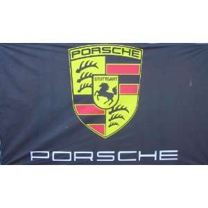  NEOPlex 3 x 5 Porsche Black Yellow Premium Flag Office 