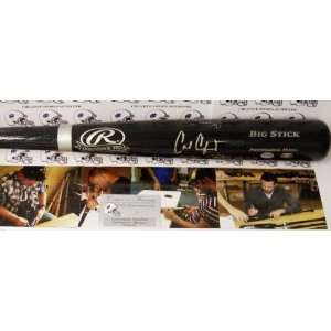 Signed Carl Crawford, Matt Joyce, Carlos Pena and Evan Longoria Bat 