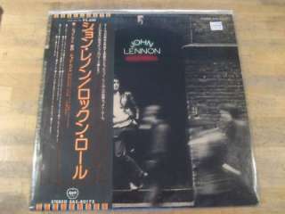 JOHN LENNON Rock N Roll LP JAPANESE rare Beatles OBI s  