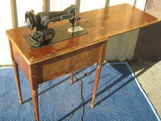 Antique 1940s Simanco Singer Sewing Machine Cabinet