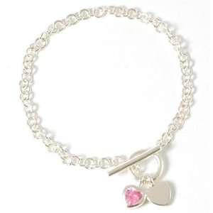   Girls 925 Silver Tiffany Style Heart Bracelet Jo For Girls Jewelry