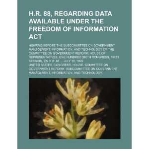 88, regarding data available under the Freedom of Information Act 