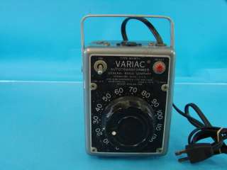 Variac General Radio Company Auto Transformer Variable Voltage 