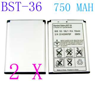 BST 36 battery for Sony Ericsson K510i T280i W200i Z310i Z550i 