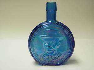 Wheaton Woodrow Wilson Blue Decanter Bottle  