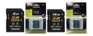 Toshiba SDHC UHS I SD card 8GB High speed 60M/S 35M/S  
