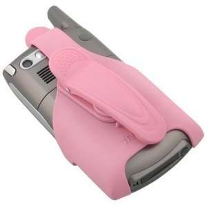   750v Rubberized ABS Plastic Holster   Pink: Cell Phones & Accessories