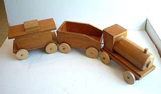 Wooden Hancrafted Train Set  