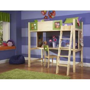  Powell Little Miss Matched Artsycraftsy Natural Bunk Bed 