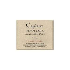  2010 Capiaux Widdoes Vineyard Pinot Noir 750ml Grocery 