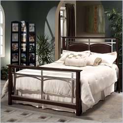 Hillsdale Banyan Metal Bed 4 PC Nickel Bedroom Set  
