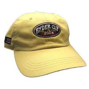  2006 Ryder Cup Ahead Maize Oval Logo Cap Sports 