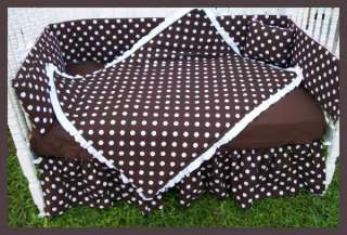 would you like to decorate your baby s nursery in an brown white polka 