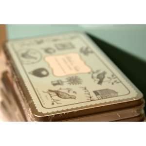   Birds and Nests Rubber Stamps Set By Cavallini & Co.