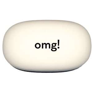  OMG Smooth Pebble Shaped Cavallini Eraser: Home & Kitchen